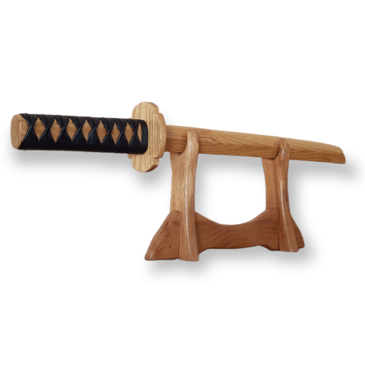 Kodachi short Japanese sword bokken with tsuba and tsukamaki 54.5