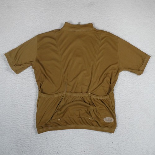 Vintage Specialized Activewear Top Men Size L/XL Tan Short Sleeve Made in USA - Picture 13 of 19