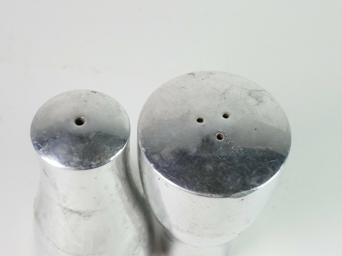 Nambe Studio alt and Pepper Shakers Set 6085 6085 | eBay