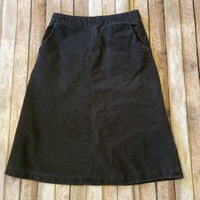 J.Crew Aline Corduroy Women s Sz 4 Gray Cotton Skirt Work Career Slash Pockets