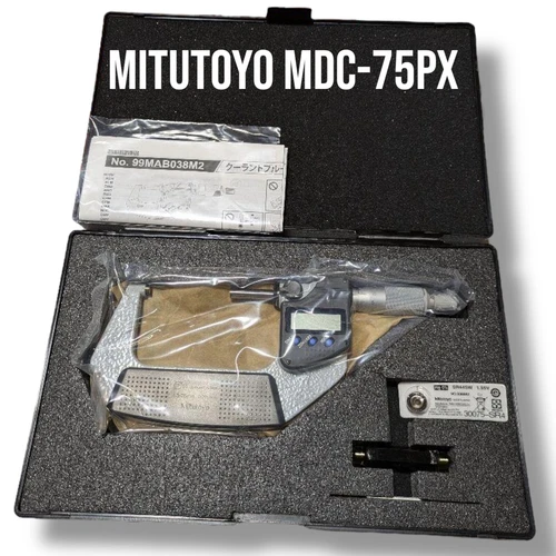 Mitutoyo MDC-75PX Digital Micrometer 50-75mm 0.001mm Coolant Proof IP65 Tool