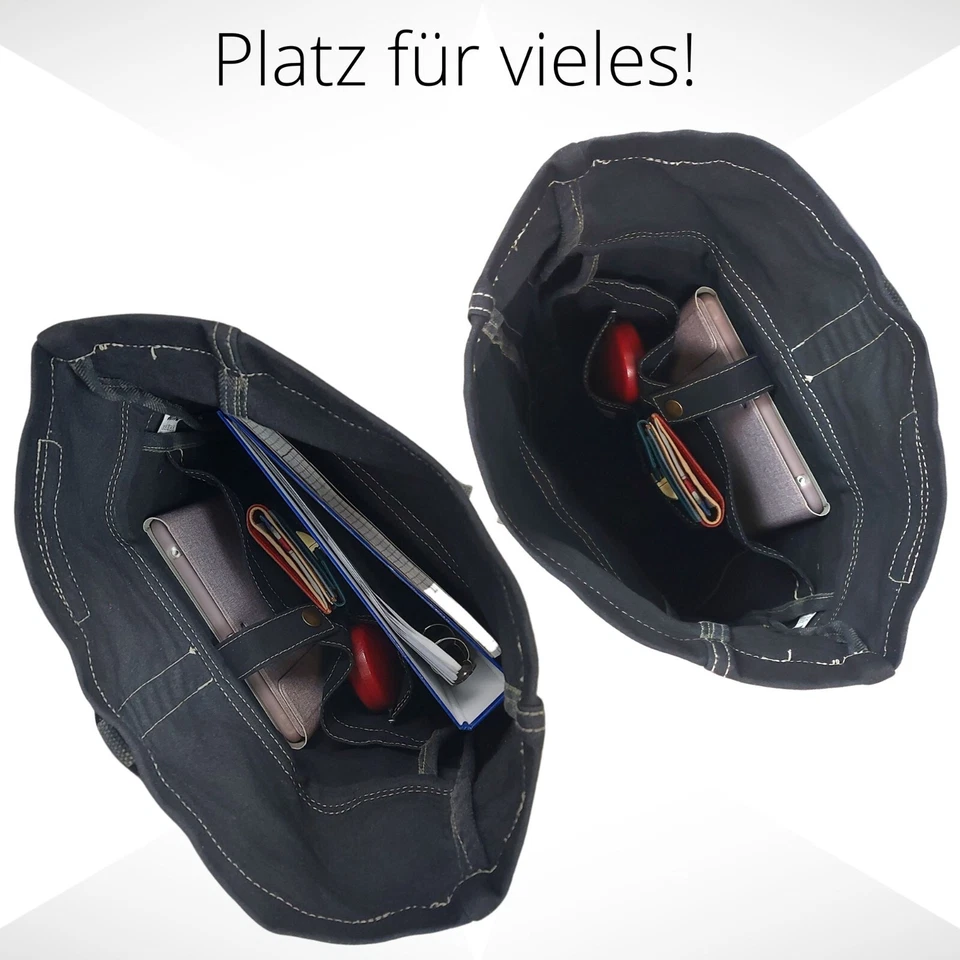 Rucksack. XL Leinwand/Canvas Backpack. Rolltop Cityrucksack. Vintage Daypack - Bild 4 von 4