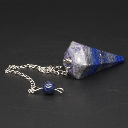 Mix Natural Gemstone Bonded Pendulum Point Pendant Healing Crystal Dowsing Tool - Picture 25 of 79