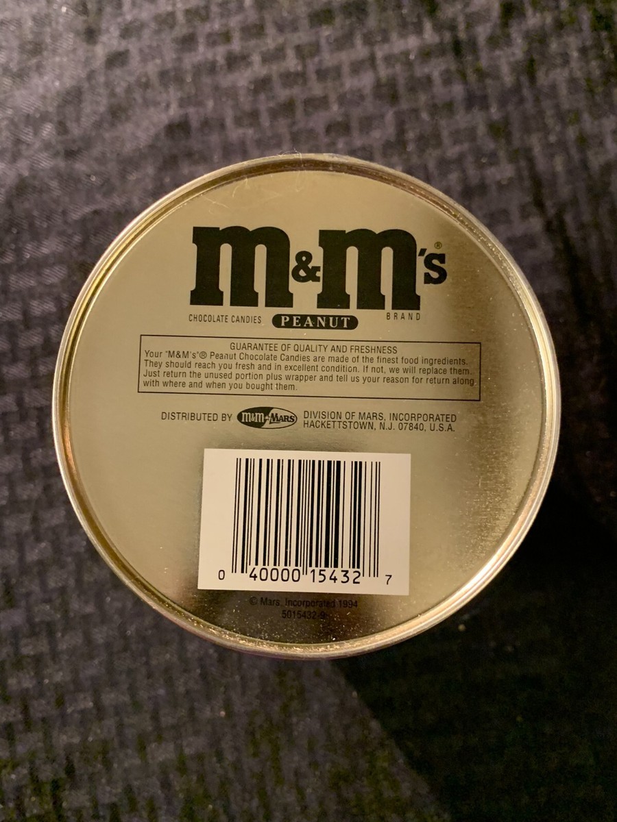 1994 Peanut M&M'S Limited Edition 1994 Christmas Tin 040000154327