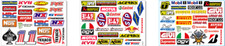 75 Racing Decals Stickers Drag Race Nascar Vinyl Free Ship 2.5 Inch
