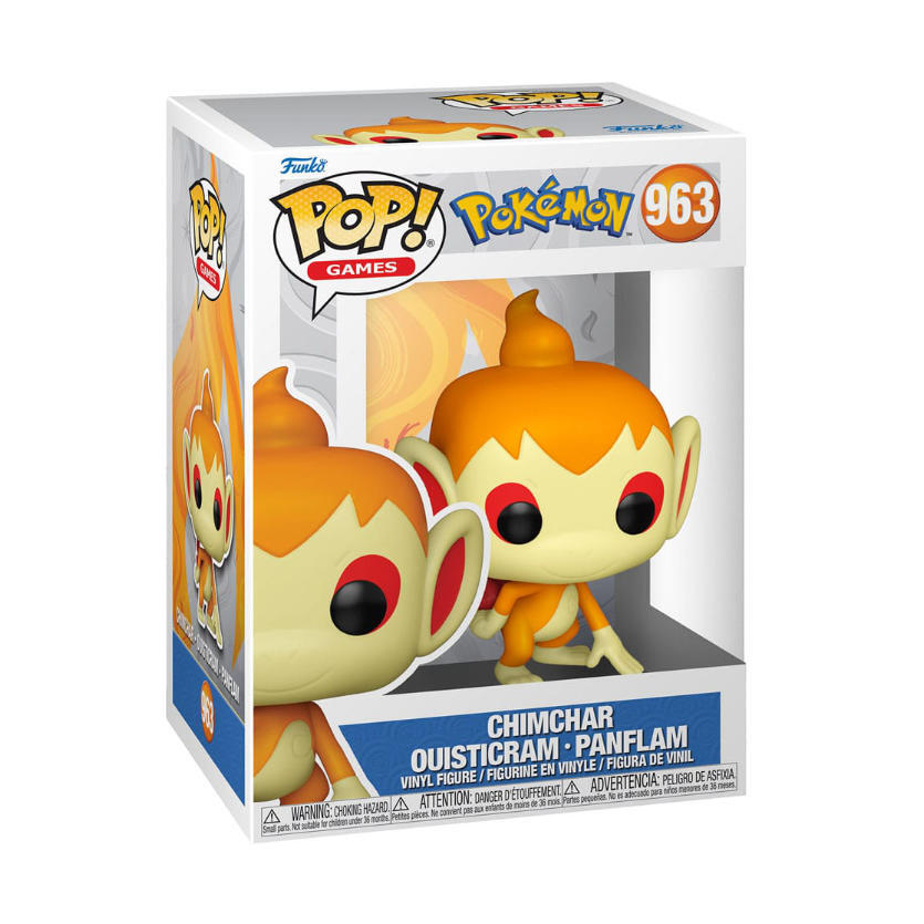 Thumbnail - Funko Pop Pokemon - Chimchar / Panflam (eu Version) 963