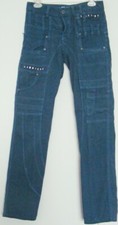 VENOM Too tough to die JEANS PANTS studded  Button fly Blue Slim leg ~ Men sz 30