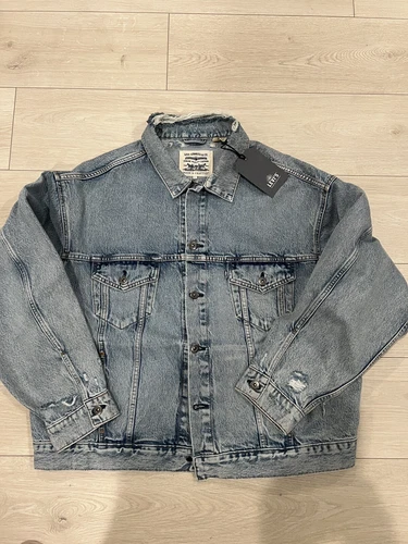 Rare Levi’s Levis Made & Crafted Premium Quality Oversized LMC Big E Jacket L video thumbnail