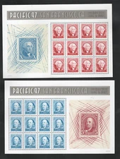 HTHSC# 3139-3149 Sheet of 12 Pacific 97 San Francisco-MNH-