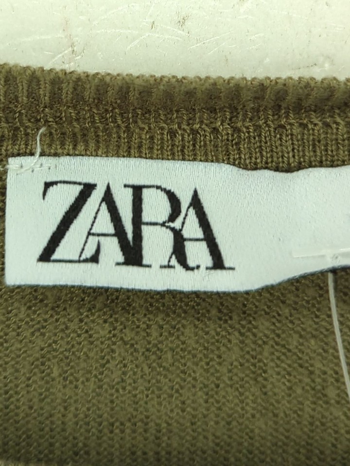 Zara Women's Jumper S Green 100 Other Crew Neck Pullover eBay