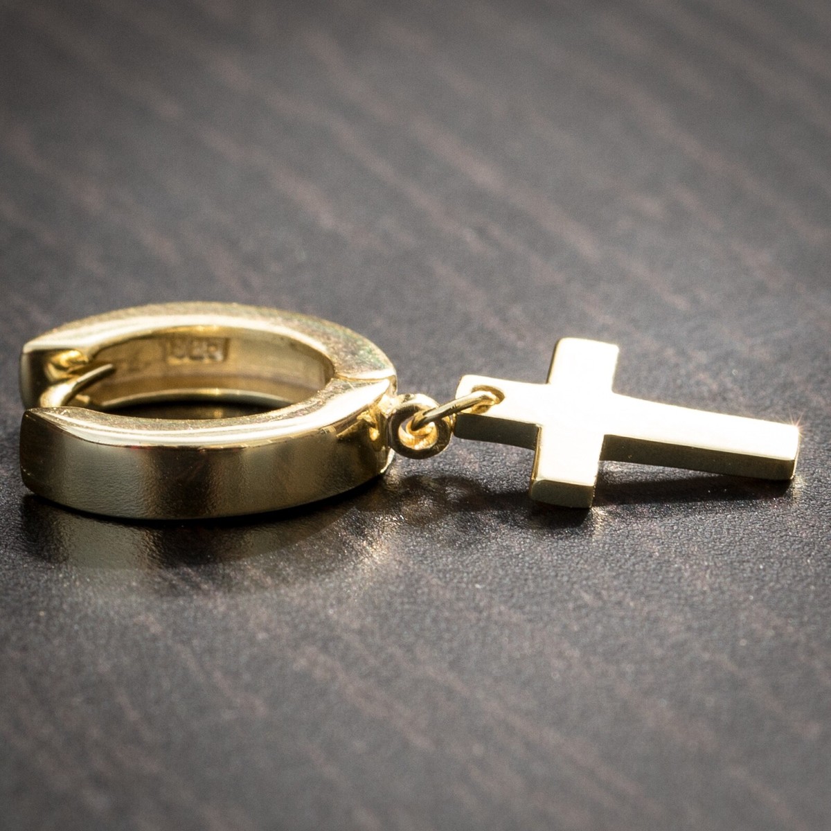 Orecchini A Cerchio Huggie In Argento Sterling Placcato Oro: Design A Corda Intrecciata - Italia - Foto 7