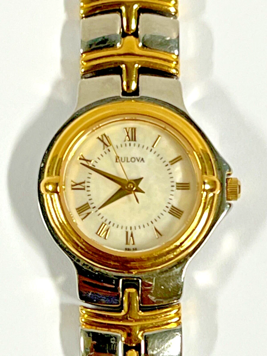 Bulova quartz deals women's gold watch
