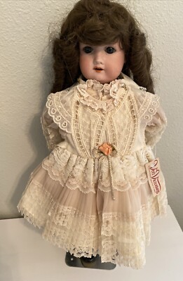 Beautiful VEES VICTORIANS LACEY Doll Dress Off White, Blush Pink For 17  Doll