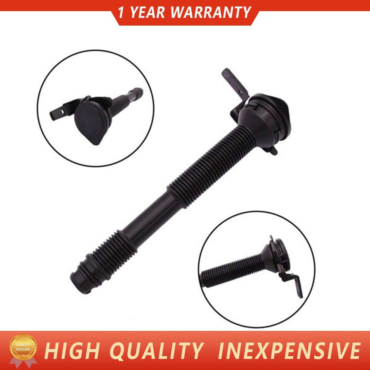 Windshield Washer Filler Pipe Hose For BMW X5 X6 (2006-2014) - OEM 61667162586 Replacement