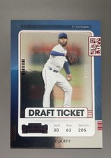 2021 Panini Contenders Draft Ticket Red /99 Danny Duffy #97