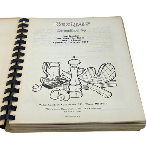 Vtg DHS Band Cookbook Recipes Complied by Band Boosters Dyersburg High School - Bild 6 von 7