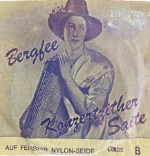 Bergfee Konzertzither-Saite Münchner Stimmung Ton B Nr. 32 Nylon/Blau 1330