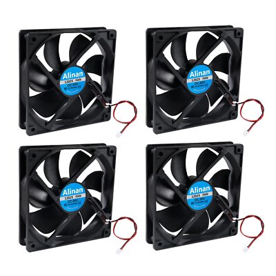 120Mm X 25Mm 24V DC Cooling Fan for PC Computer Case HVAC Printer Cabinet 4 Pack
