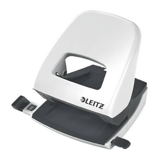 Perforatore 5008 2 fori - 30 fogli Leitz NeXXt Series bianco metallizzato 500812