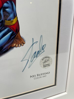 Stan Lee & MARVEL - Hand Signed Poster by J.Scott Campbell & Nei