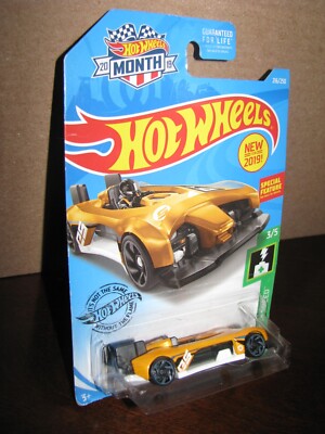 Hot Wheels 2019 #216 HW Green Speed #3 ELECTRO SILHOUETTE Yellow HW MONTH NEW