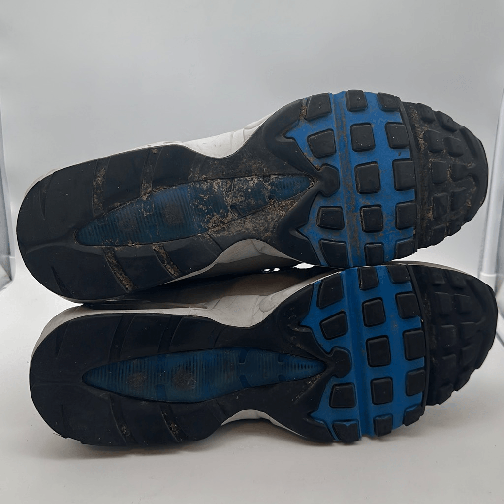 Nike Mens Air Max 95 Size 14 Blue Gray Athletic Running Shoes Sneaker 609048-404 Nike Mens Air Max 95 Size 14 Blue Gray Athletic Running  main image 3