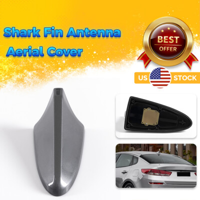 For 2015-2019 Hyundai Sonata-Elantra Silver Shark Fin Aerial Roof Antenna Cover