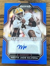 2023 Prizm Draft Picks Nesta Jade Silvera  Saturday Star Blue Prizm Auto /149 