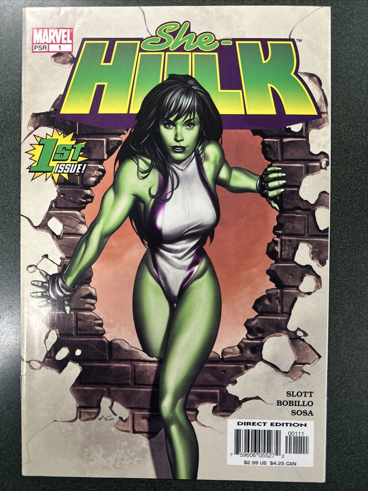 She-Hulk #1 (Marvel, 2004) 1st Appearance Mallory Book Adi Granov NM-