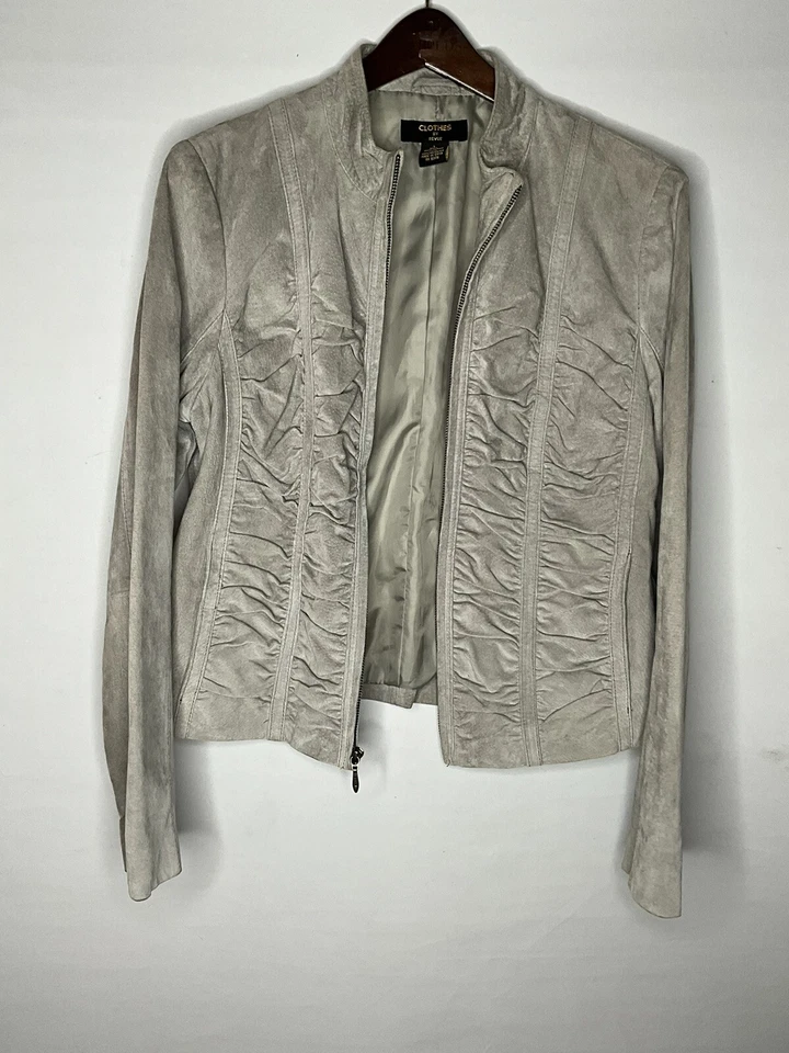 Clothes By Revue Women’s Full Zip Jacket Classic 100% Leather  Size L - Image 2 of 4