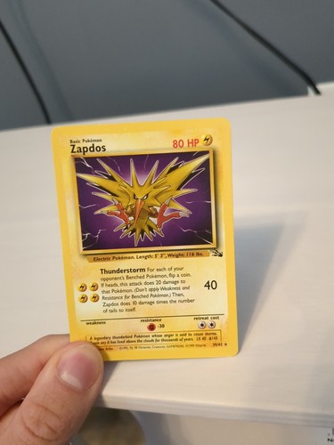 Zapdos 30/62 Fossil Regular