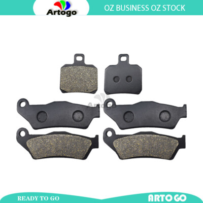Motorcycle Front+Rear Brake Pads For Keeway Silverblade 125/150/250 2007