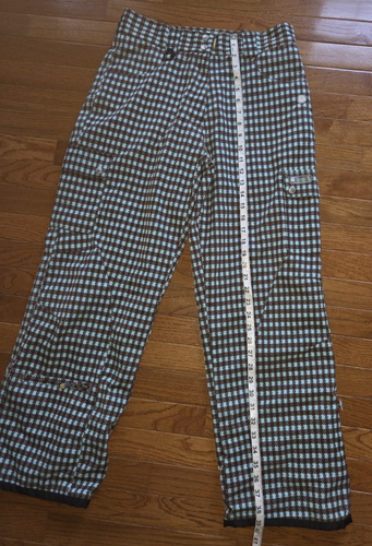 Liquid Women's Ski/Snowboarding Pants Plaid Aqua & Brown Straight Leg XL - Picture 7 of 19