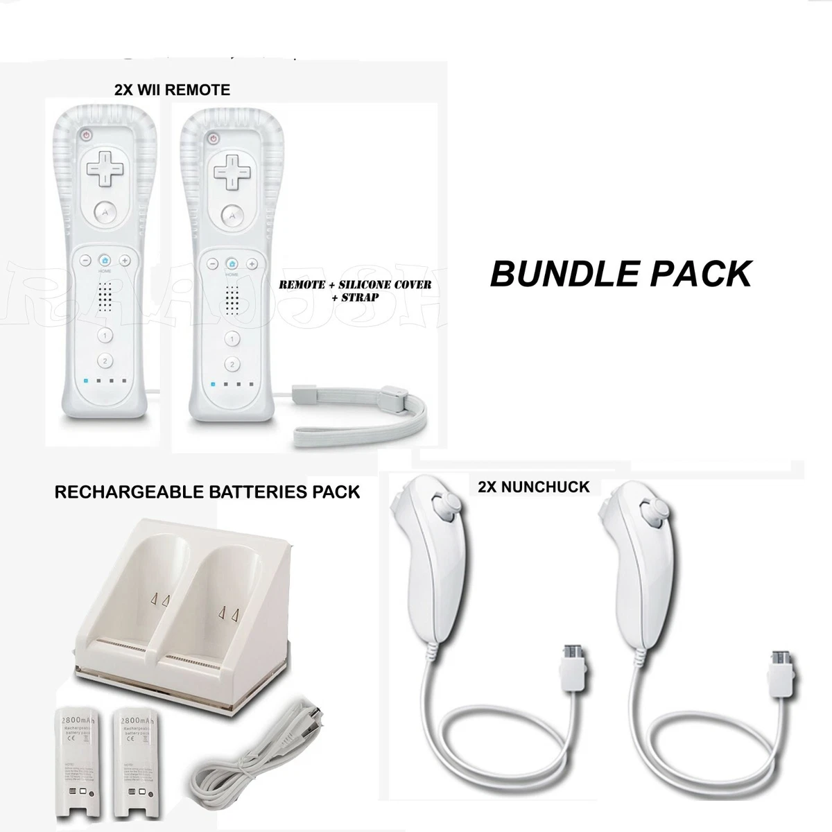 Wii Controller X2 for sale | eBay UK