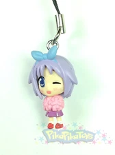 Tsukasa Hiiragi (Pink PomPom) - Lucky Star Figure Gashapon Mascot Strap Part 2