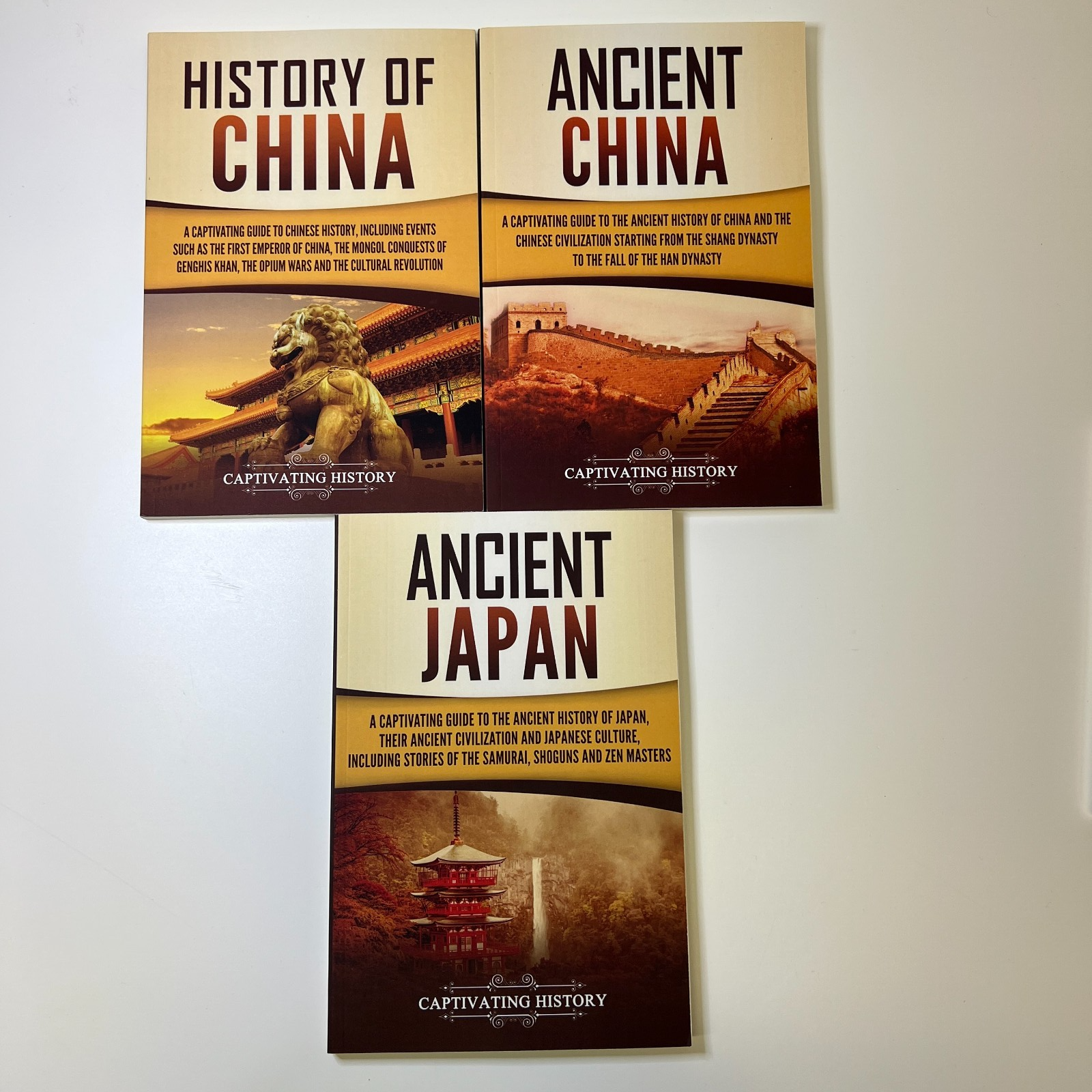 Captivating History Lot of 3 China, Ancient Japan & Ancient China