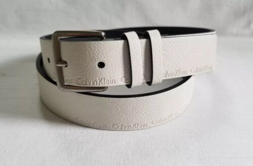 Calvin Klein 1 IN FE REVERSIBLE Blue White Belt LG | eBay display picture 3