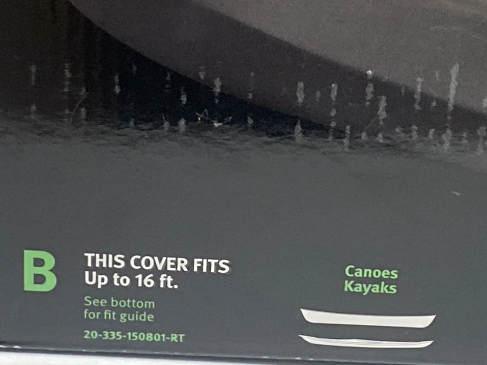 TOTALMENTE NUEVO Accesorios Clásicos StormPro Kayak y Canoa Cubierta Se Adapta Hasta 16 Pies - B Foto 2 de 4