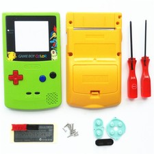 Green Yellow Pokemen Eeveee Housing Shell Case for Nintendo Gameboy Color GBC