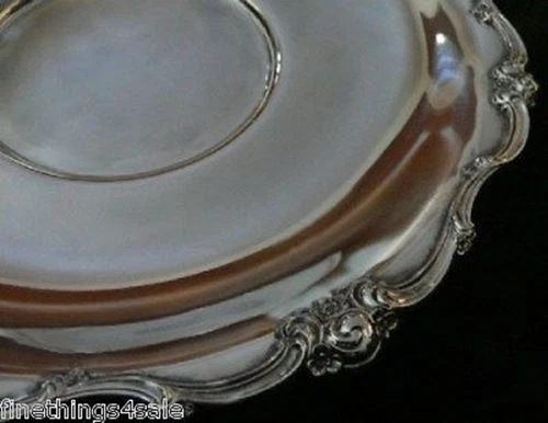 GORHAM SILVER MELROSE / RONDO Lg BANDEJA DE CÓCTEL PARA SERVIR - LISTADO FineThings4sale Foto 2 de 2