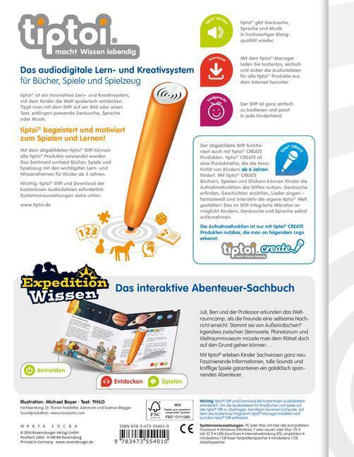 Thumbnail - Tiptoi® Weltraum | Thilo | Buch | Tiptoi® Expedition Wissen | 32 S. |