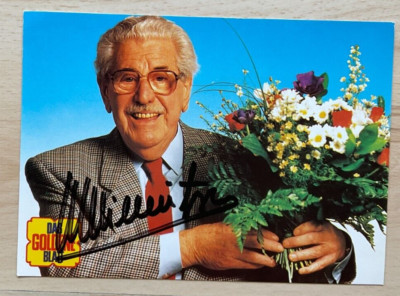 Willy Millowitsch original signierte Autogrammkarte Ak Schauspiel verstorben alt