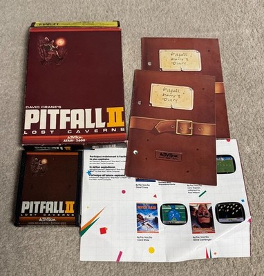 Atari 2600 - PITFALL II: Lost Caverns (Activision) - CIB - Komplett - Selten!