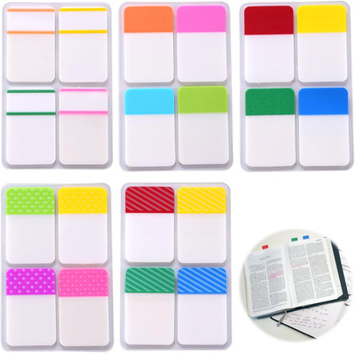 400 Stück Seitenmarker Selbstklebend, Index Tabs Page,Plastik Haftstreifen Page
