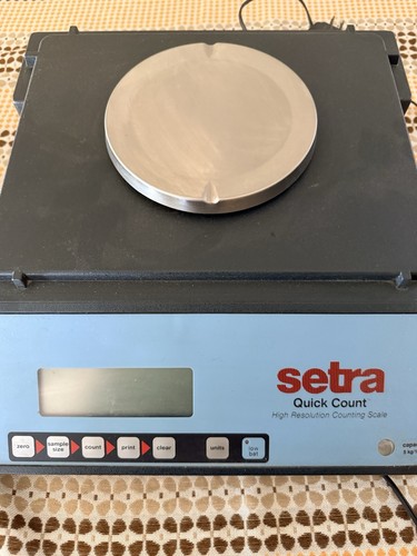 Setra Quick Count Counting Scale Stainless Steel Platform Digital Display