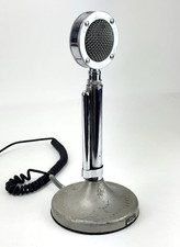 Vintage Astatic D-104 Microphone 5-pin on T-UG8 Base Stand Untested