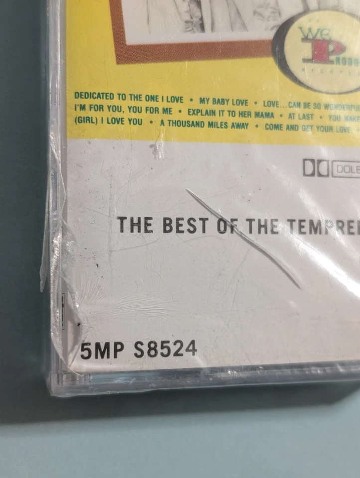 The Best Of The Temprees (1984 Cassette) Stax Soul Trio - 5MP S8524 - Sealed - Image 4 of 4