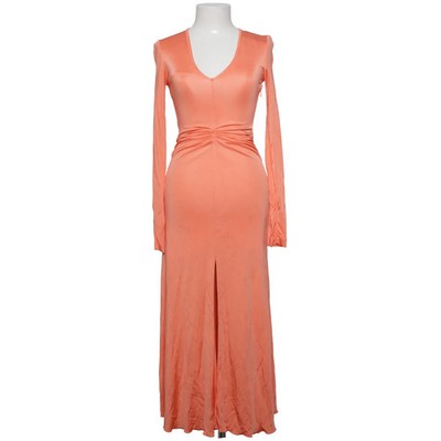 ROTATE Birger Christensen, Maxikleid, Größe: 32, Orange, Polyester/Viskose #xCo