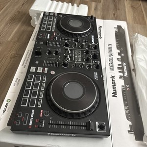 Numark Mixtrack Platinum FX DJ Controller 2-Channel 16 Pads Built-In Mixer Black