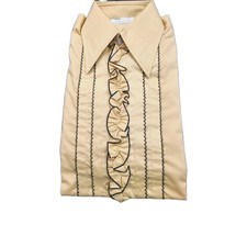 After Six Men's Vintage Ruffled Tuxedo Shirt